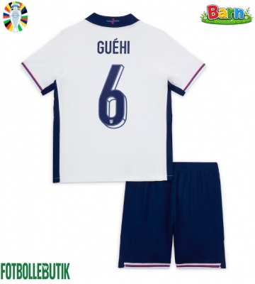 England Marc Guehi #6 Hemmaställ Barn EM 2024 Kortärmad (+ Korta byxor)